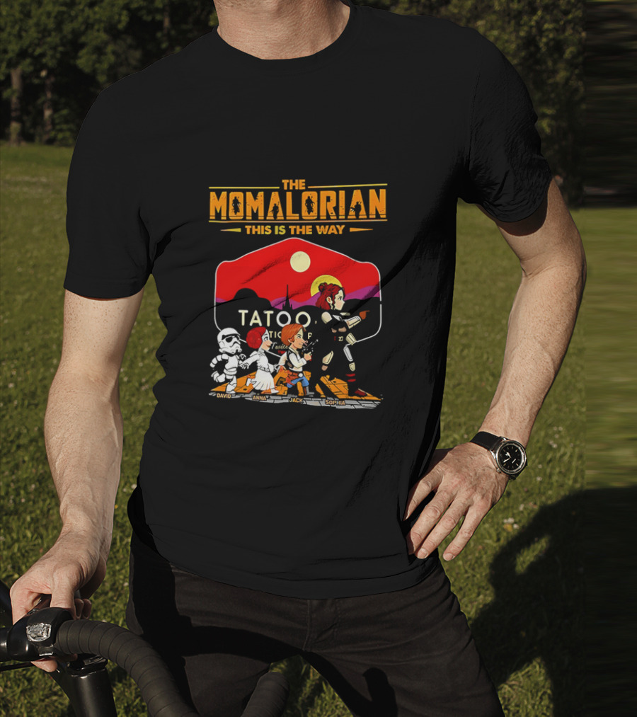 The Momalorian This Is The Way Tatooine Cartoon Adventure T-Shirt