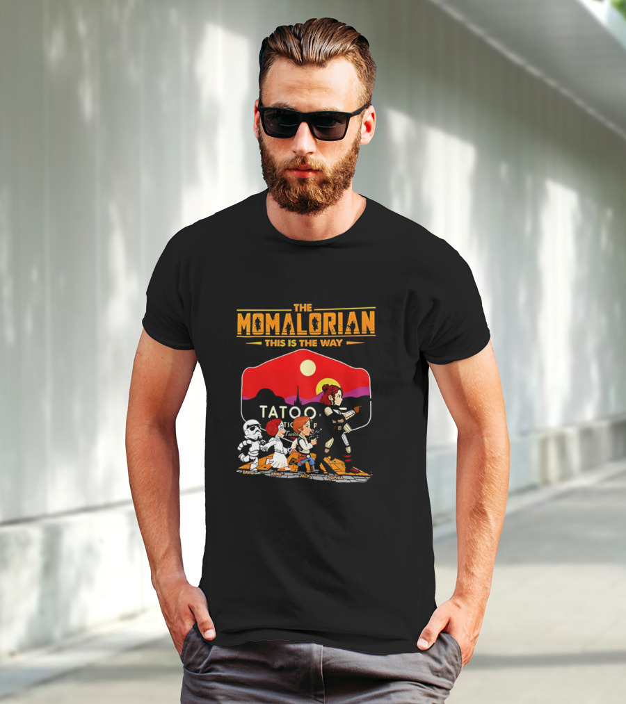 The Momalorian This Is The Way Tatooine Cartoon Adventure T-Shirt