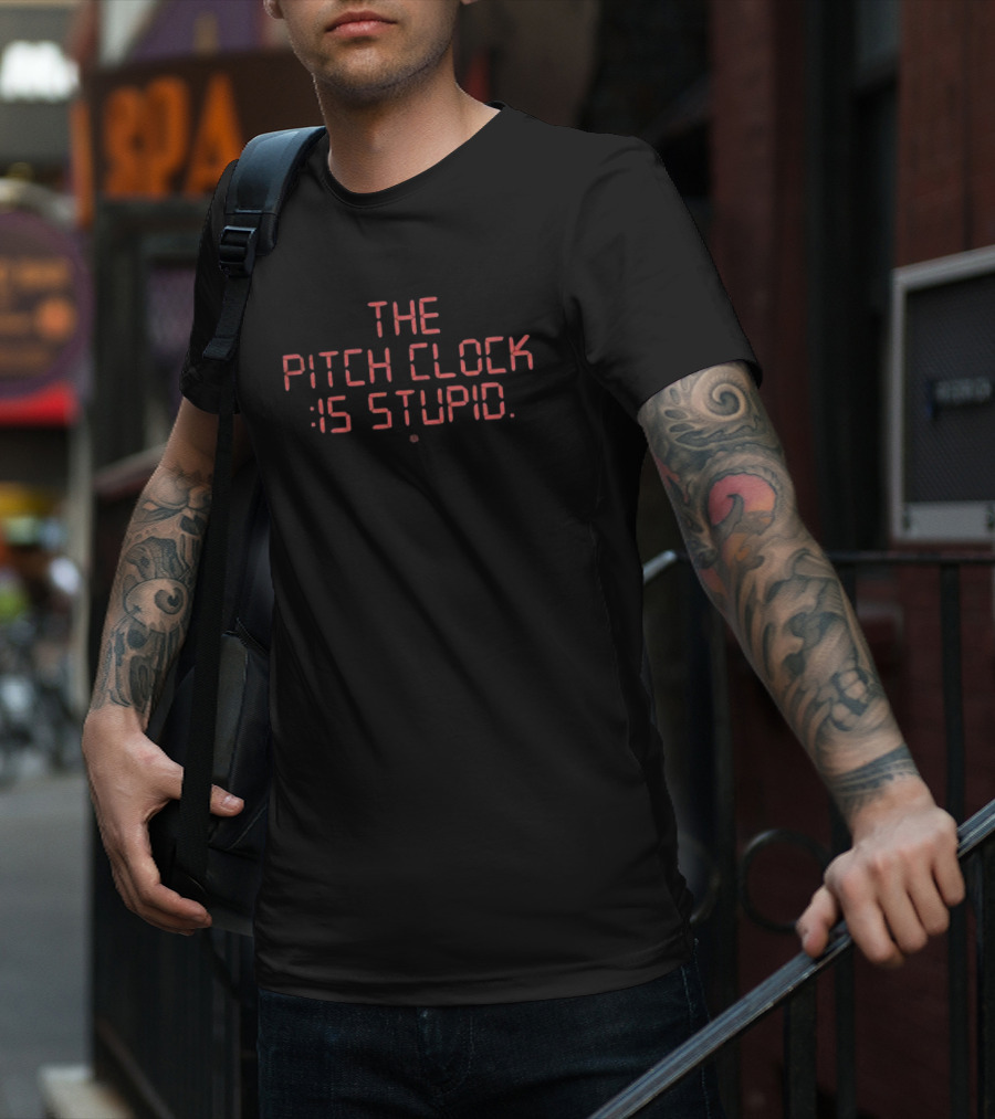The Pitch Is Stupid :15 Digital Display Style T-Shirt