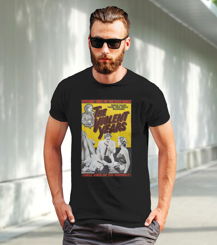 Untamed Girls Pack Gang Teenage Killers Thrill Girls Of The Highway T-Shirt