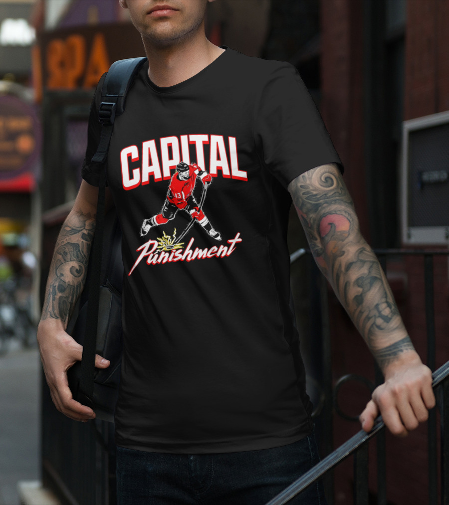 Tom Wilson Capital Punishment Washington Capitals Hockey T-Shirt
