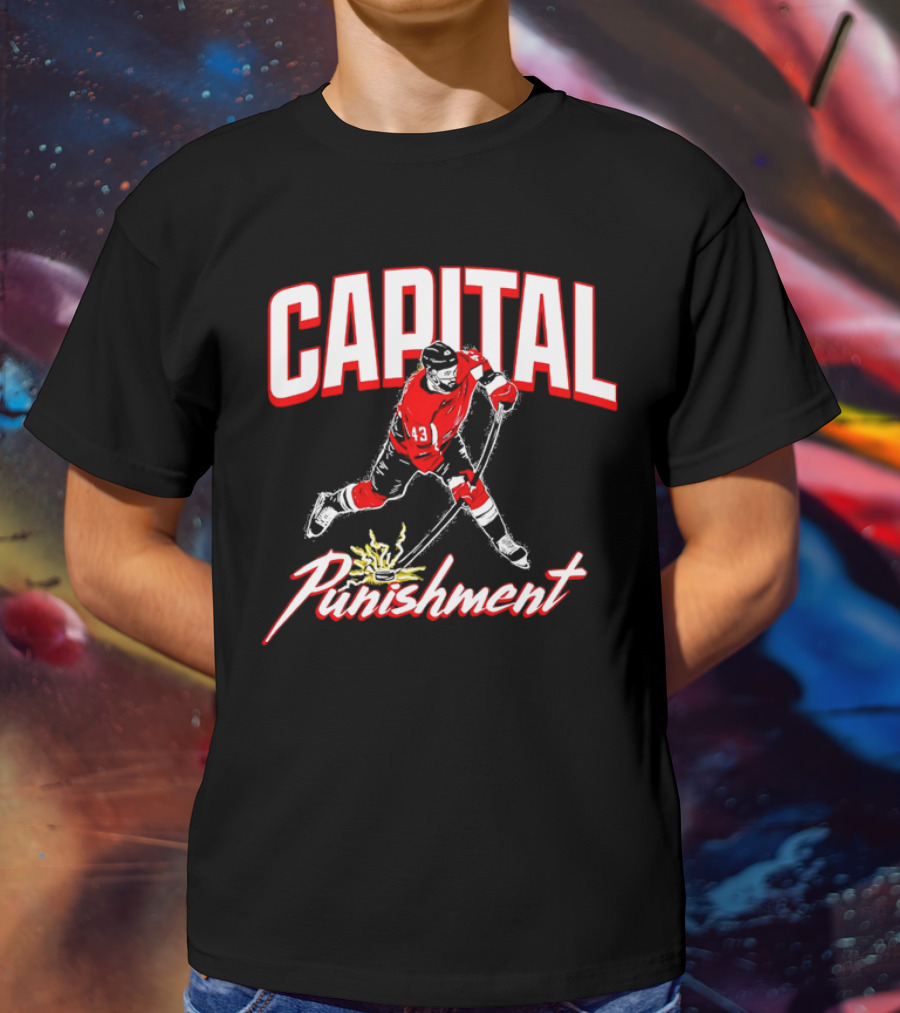 Tom Wilson Capital Punishment Washington Capitals Hockey T-Shirt