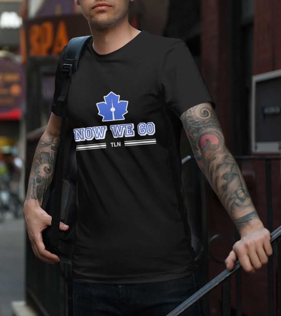 Now We Go TLN Toronto Maple Leafs Hockey CN Tower Icon T-Shirt