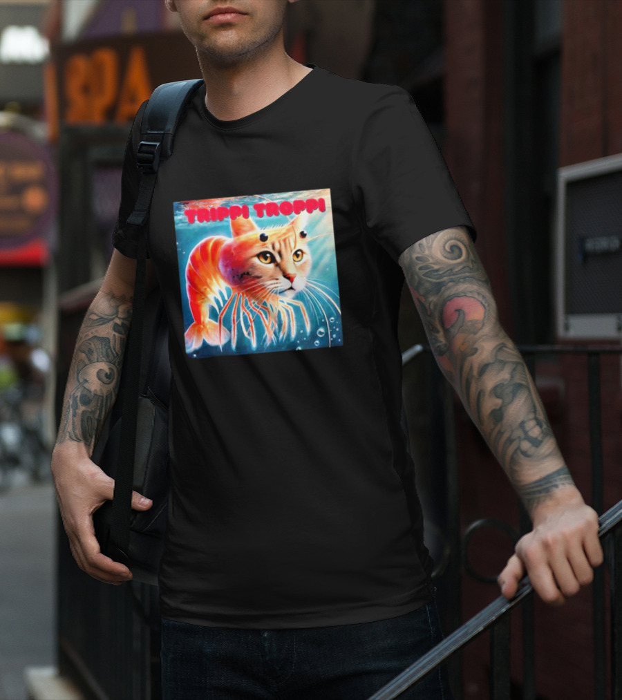 Trippi Troppi Cat Shrimp Hybrid T-Shirt