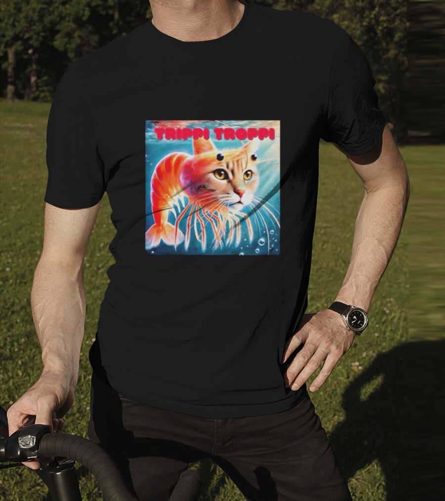 Trippi Troppi Cat Shrimp Hybrid T-Shirt
