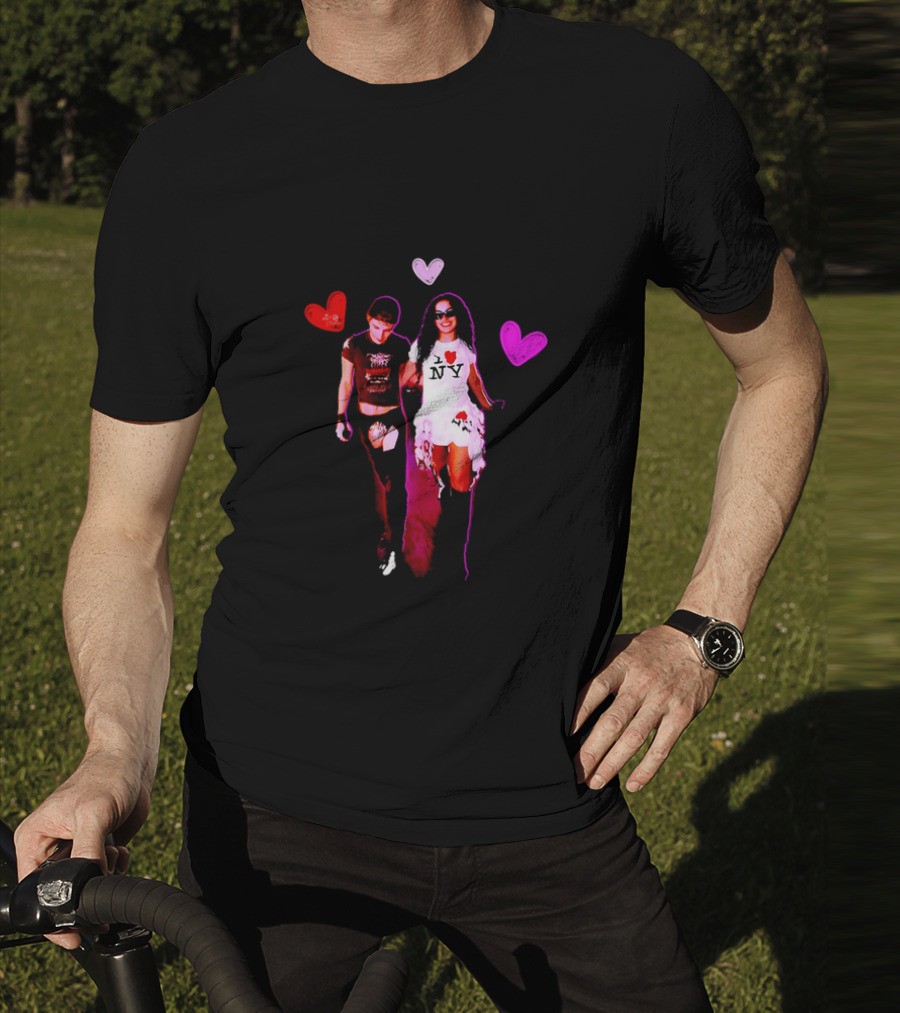 Troye Sivan Charli XCX Heart Motif NY Fashion Style T-Shirt