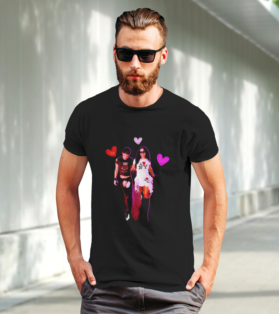 Troye Sivan Charli XCX Heart Motif NY Fashion Style T-Shirt