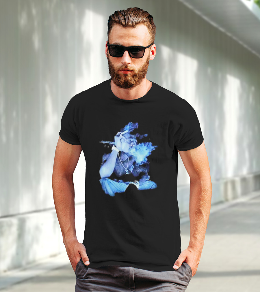 Tupac Shakur 2Pac Remember Me Smoke Album Cover Imagery T-Shirt