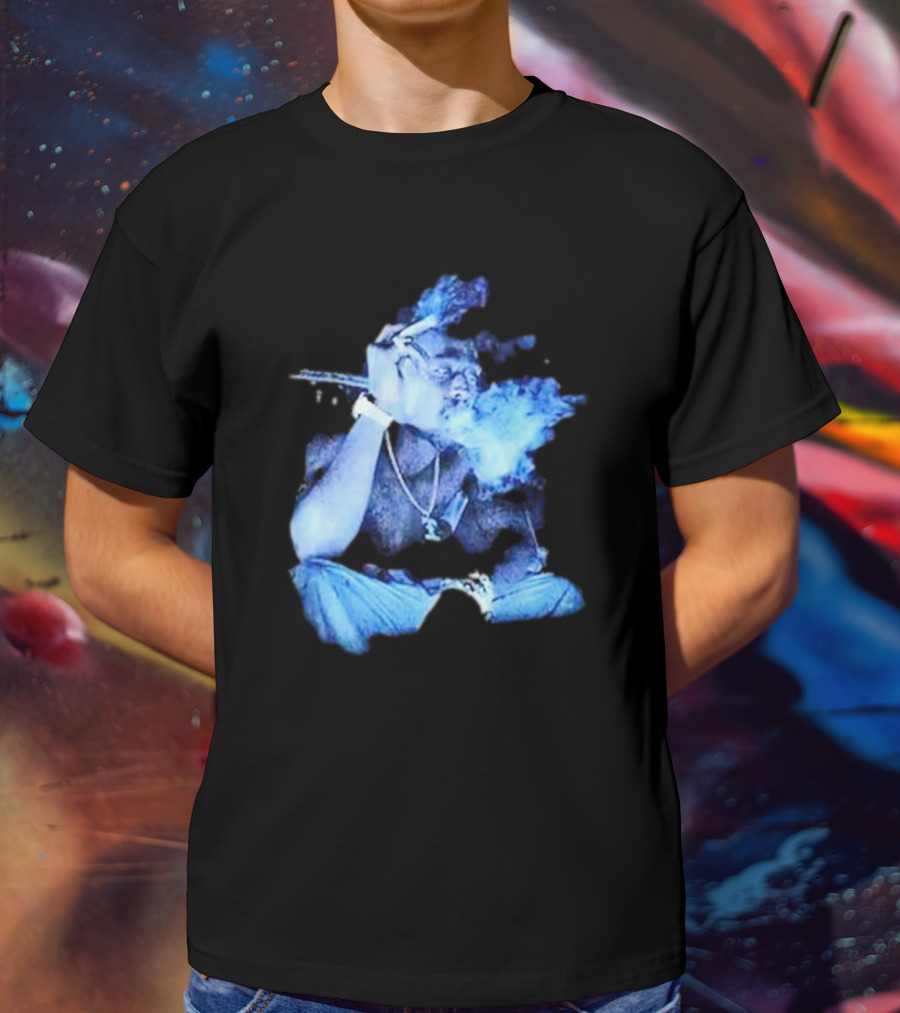 Tupac Shakur 2Pac Remember Me Smoke Album Cover Imagery T-Shirt