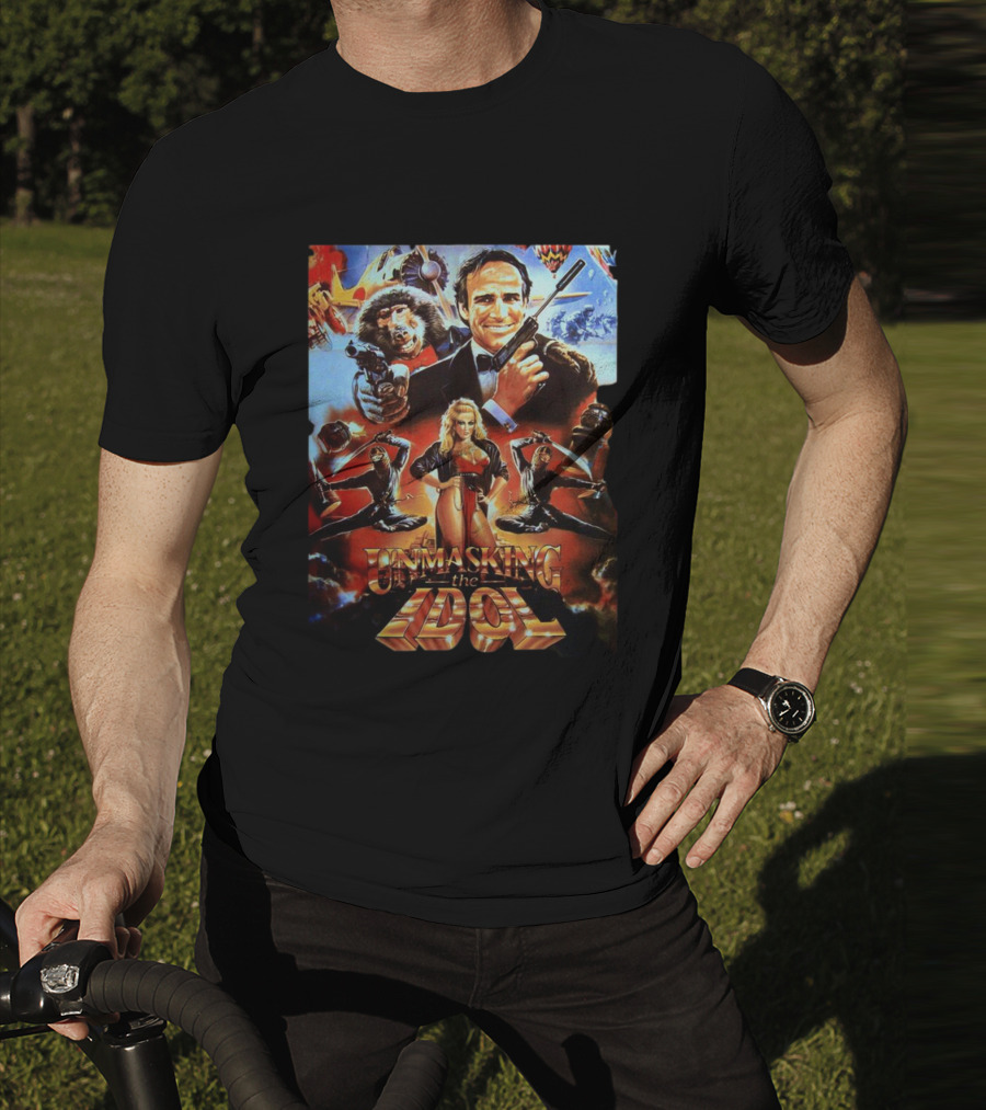 Unmasking The Idol Movie With Spy And Ninja Imagery T-Shirt
