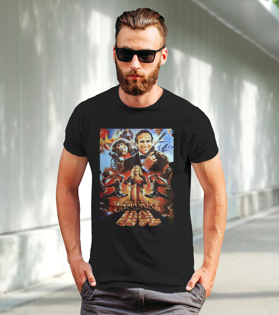 Unmasking The Idol Movie With Spy And Ninja Imagery T-Shirt