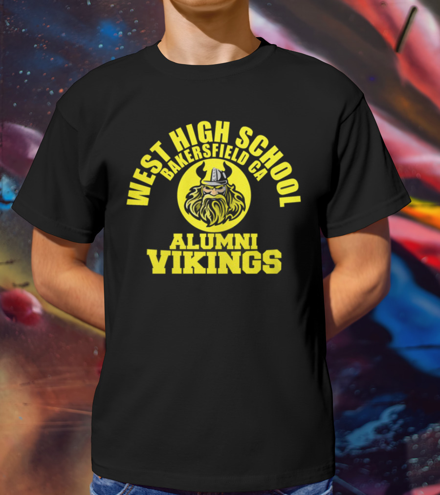 West High School Bakersfield CA Alumni Vikings T-Shirt