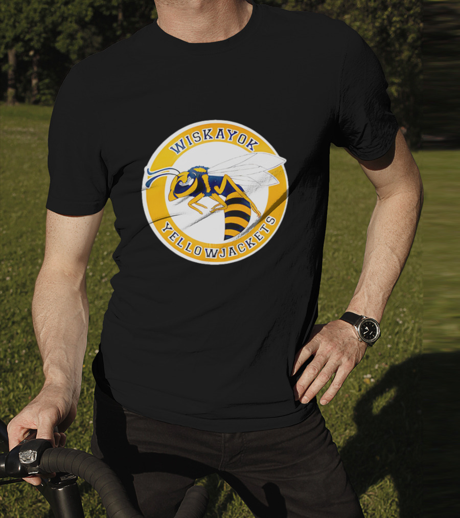 Wiskayok Yellowjackets Buzzing Insect Emblem T-Shirt