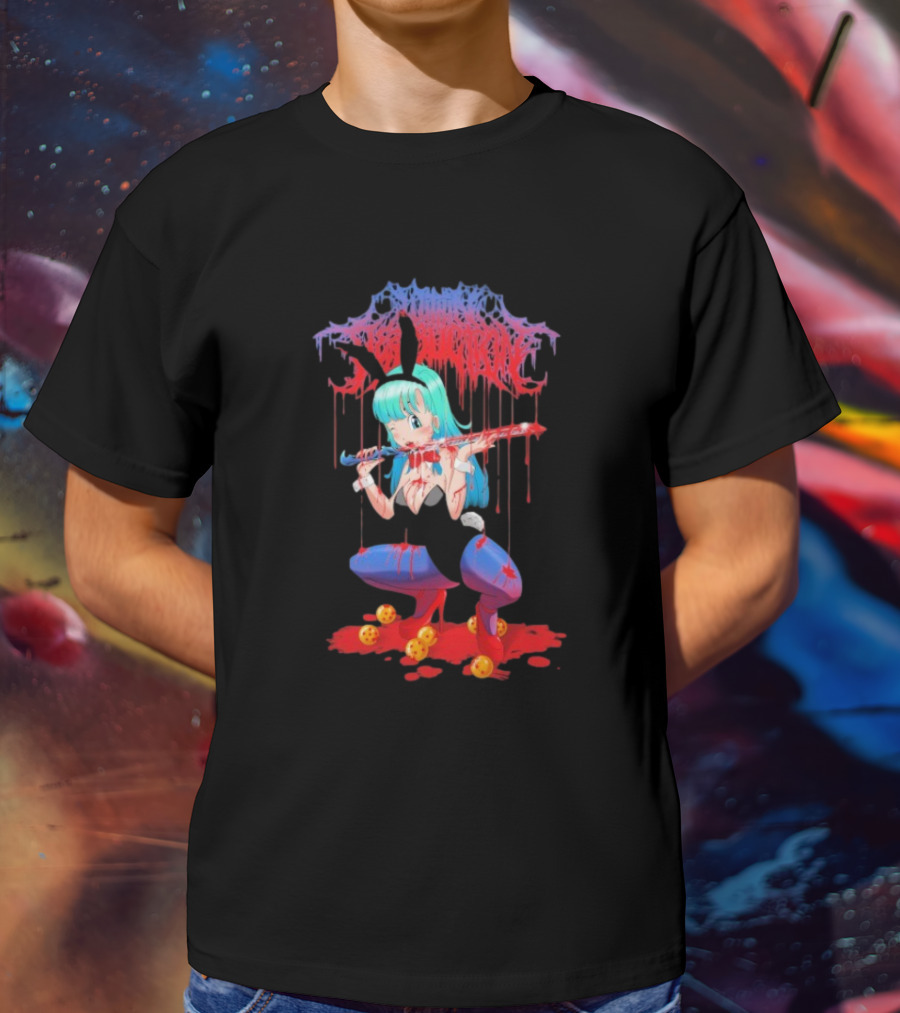 Within Destruction Blood Sword Dragon Ball Bulma With Dragon Balls T-Shirt