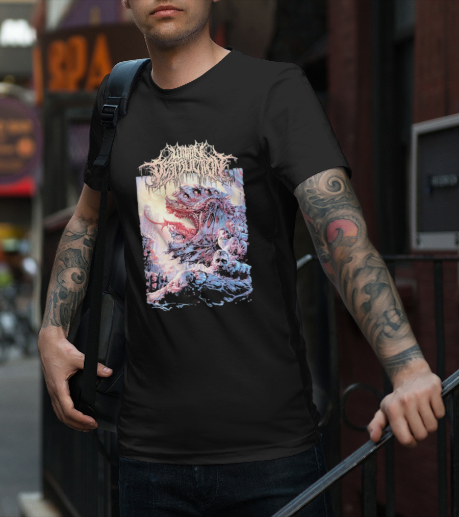 Within Destruction Deathwish Monster Art With Gory Details T-Shirt