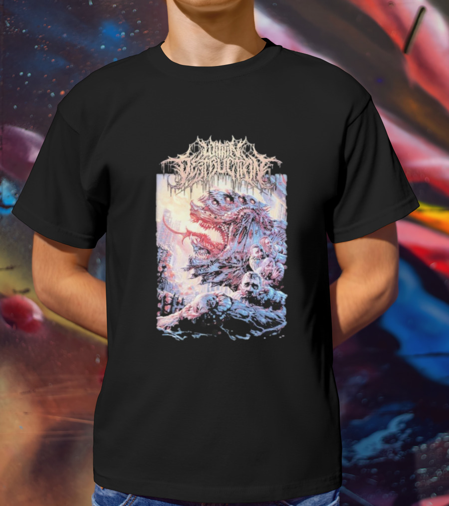 Within Destruction Deathwish Monster Art With Gory Details T-Shirt