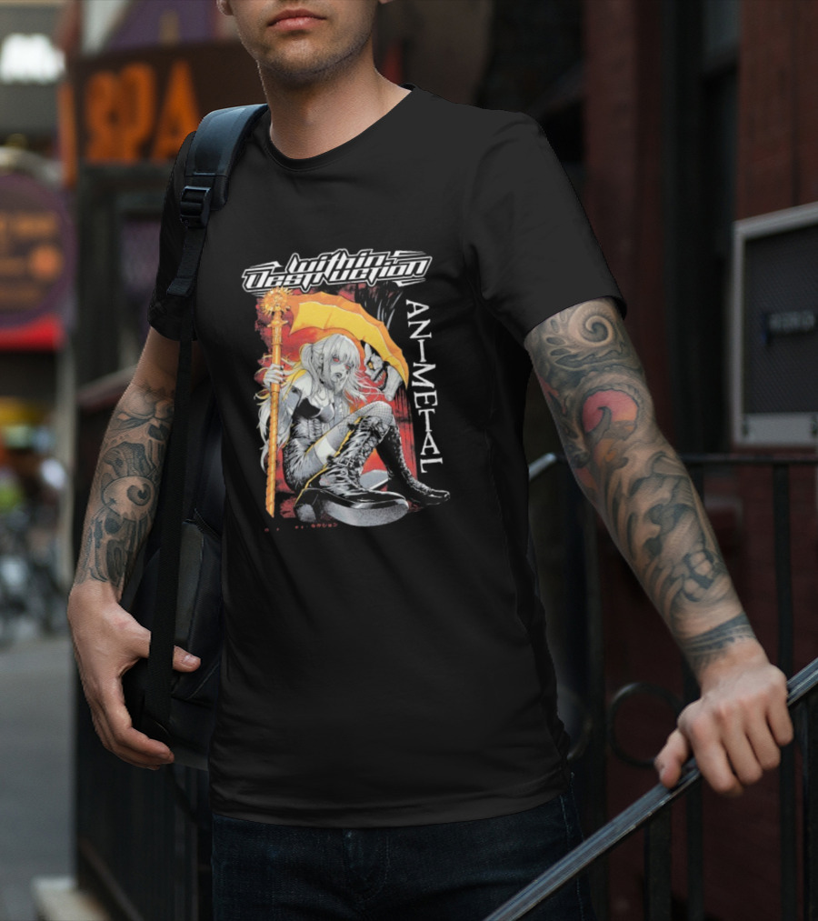 Within Destruction Misa Animetal Ryuk Death Note Anime Crossover T-Shirt