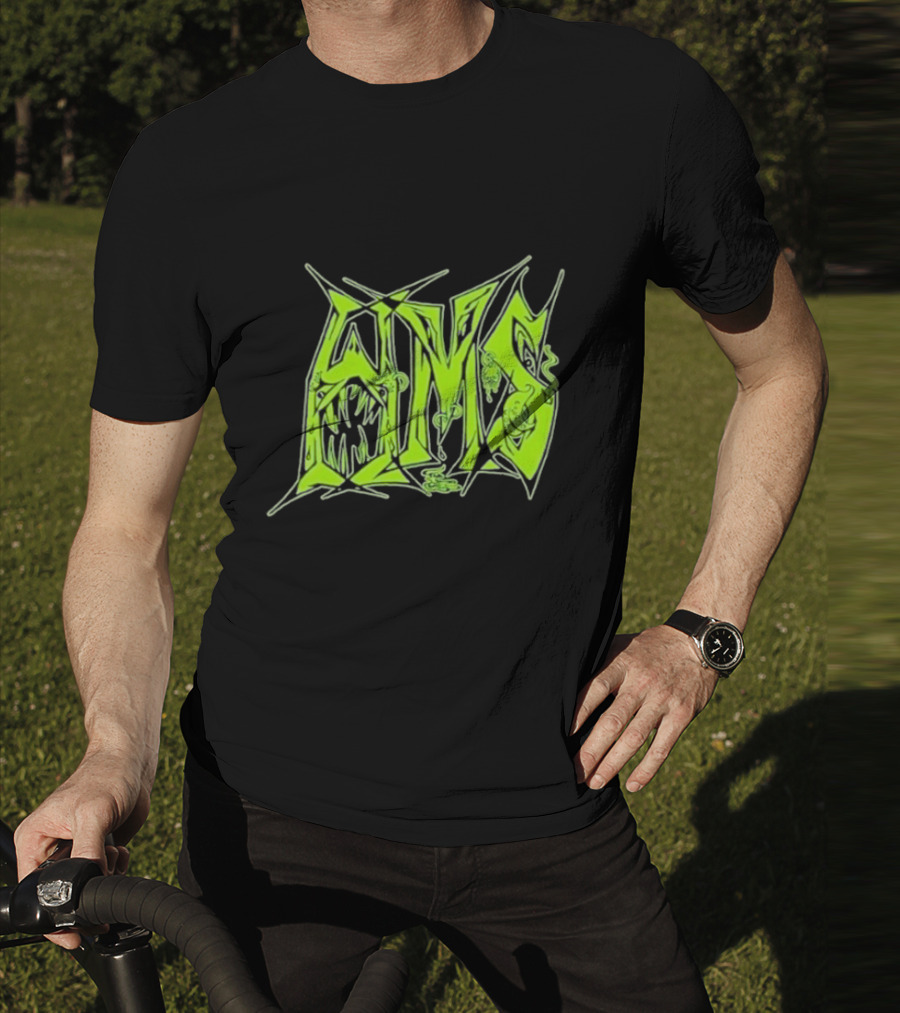 H.M.S Wolfsbane Atomic Themed Text With Monster Elements T-Shirt