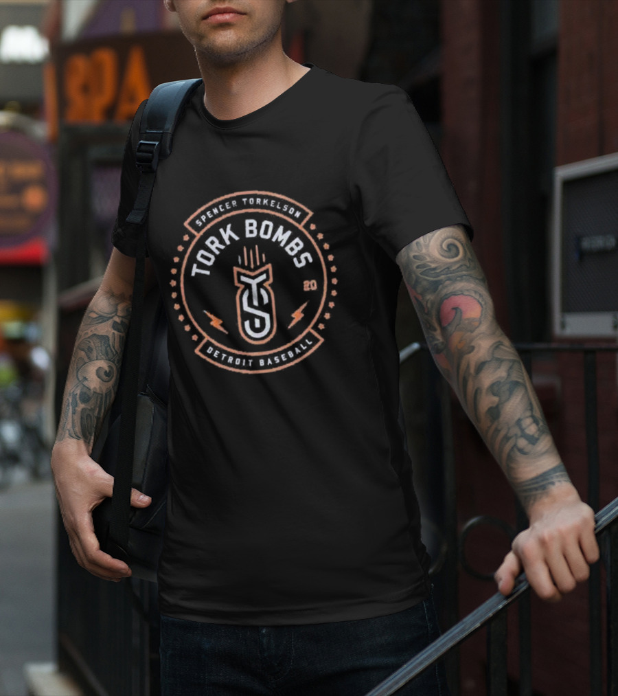 Spencer Torkelson Tork Bombs Detroit Baseball T-Shirt
