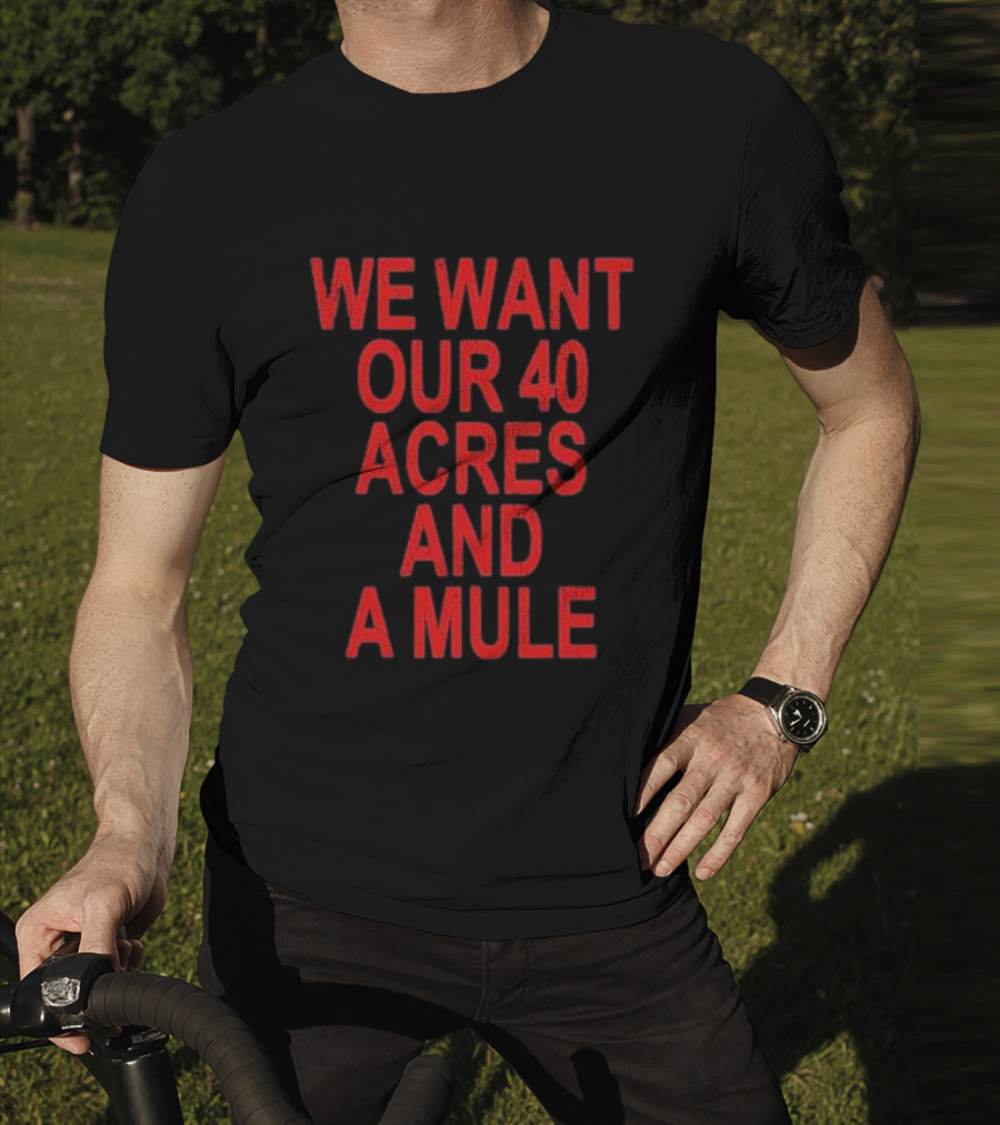 Spike Lee We Want Our 40 Acres And A Mule T-Shirt