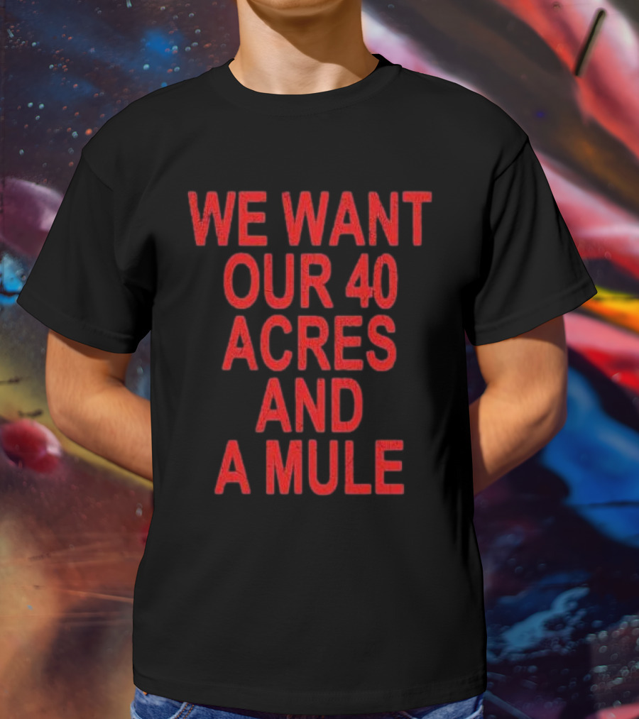 Spike Lee We Want Our 40 Acres And A Mule T-Shirt