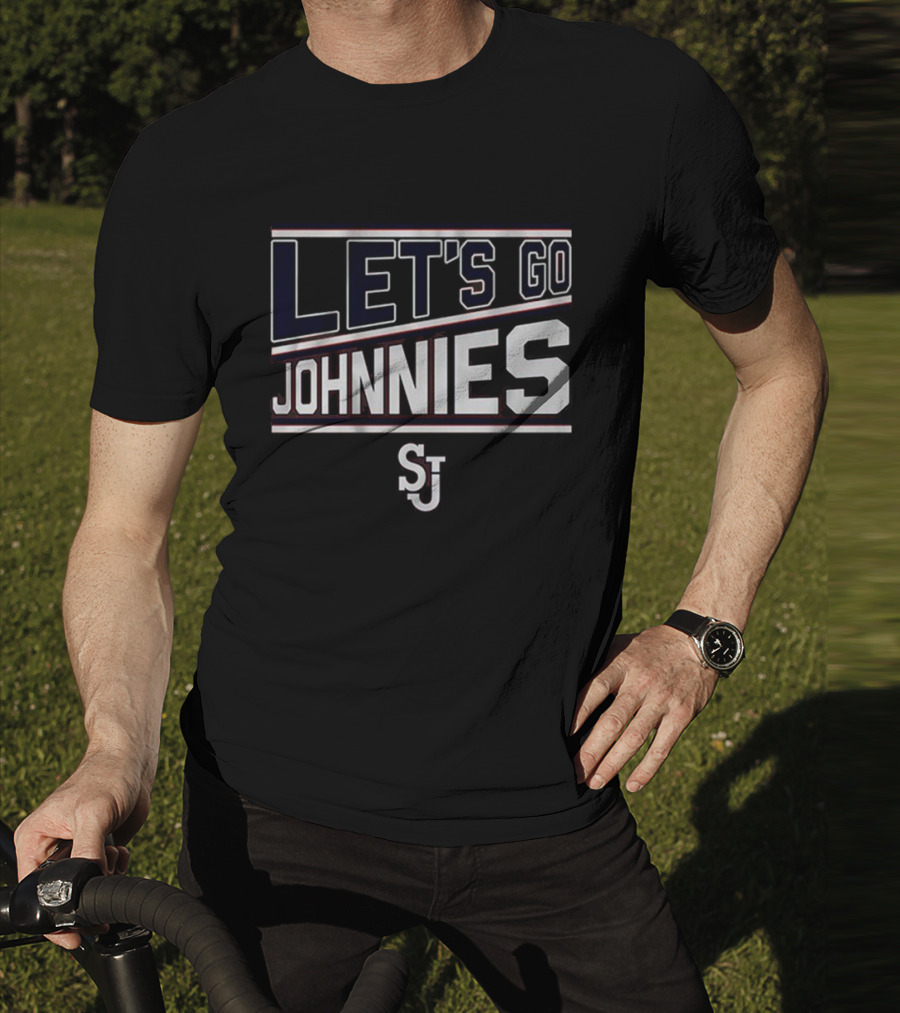 St. John’s Basketball Let's Go Johnnies SJ T-Shirt