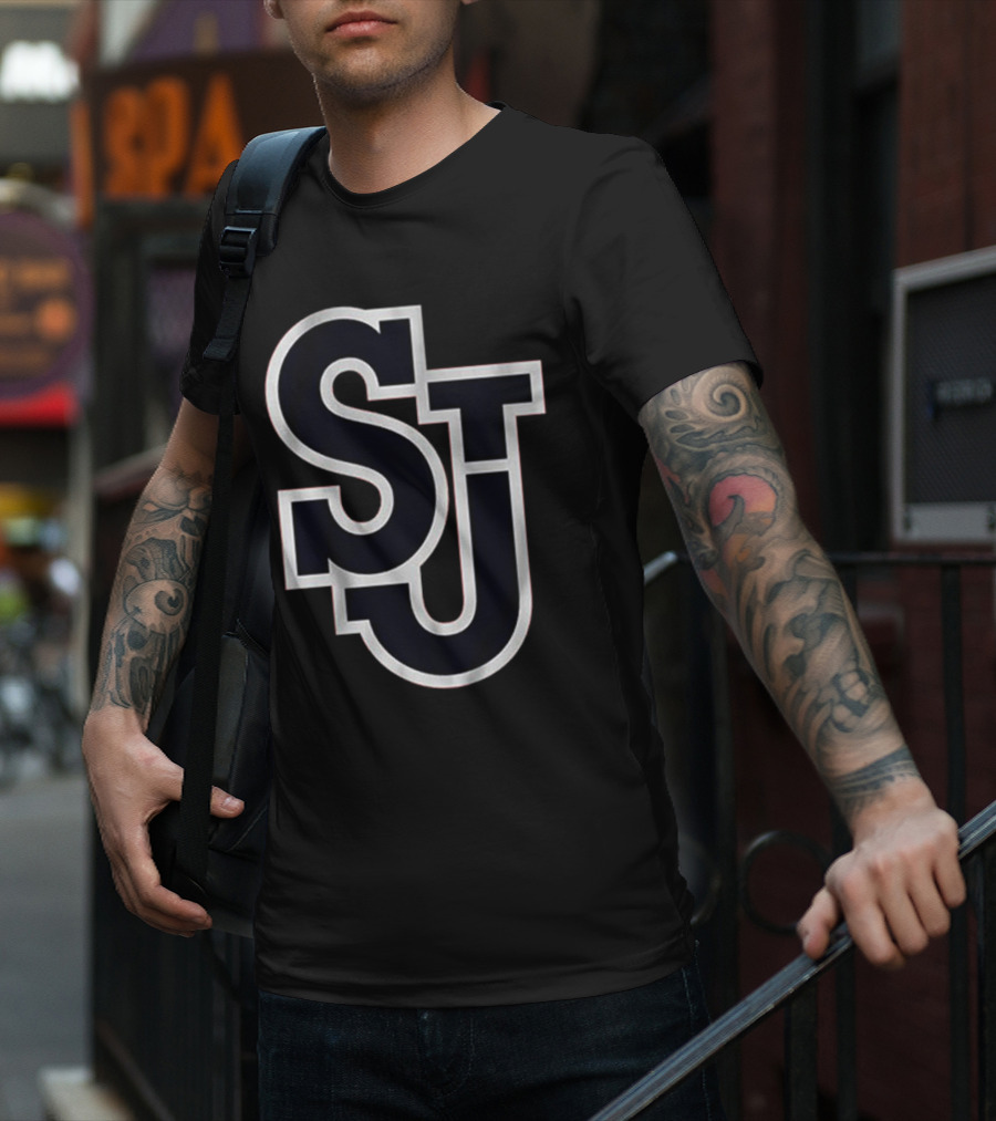 St John's Red Storm SJ Emblem T-Shirt