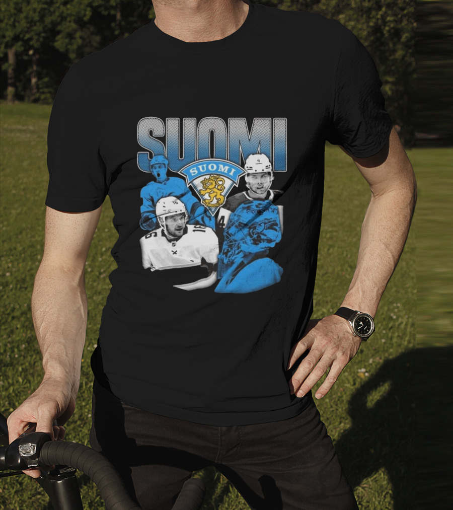 Suomi 4 Nations Team Finland Ice Hockey Players T-Shirt
