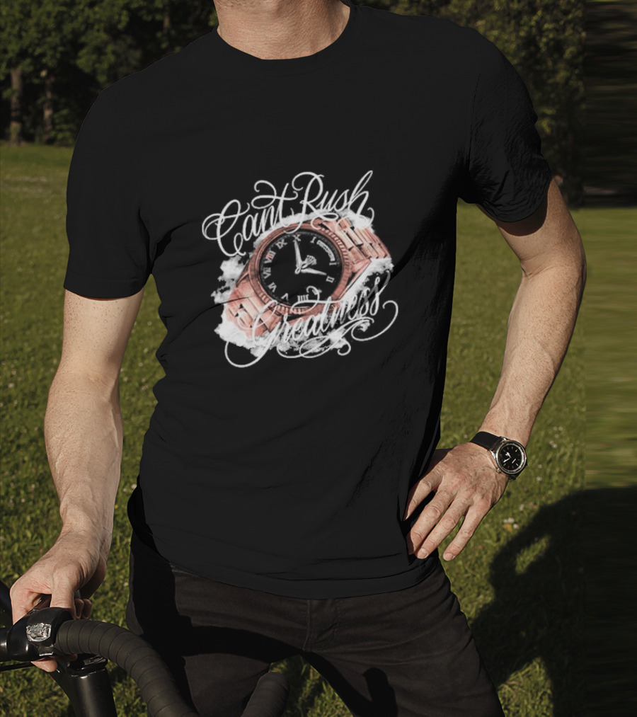 Syna X Crg Can’t Rush Greatness Rose Gold Timepiece T-Shirt