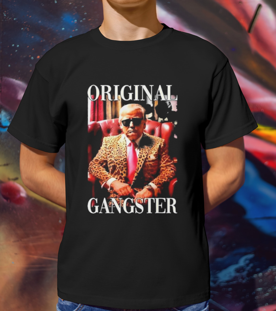 Tammie McDonald Original Gangster Leopard Suit And Sunglasses T-Shirt