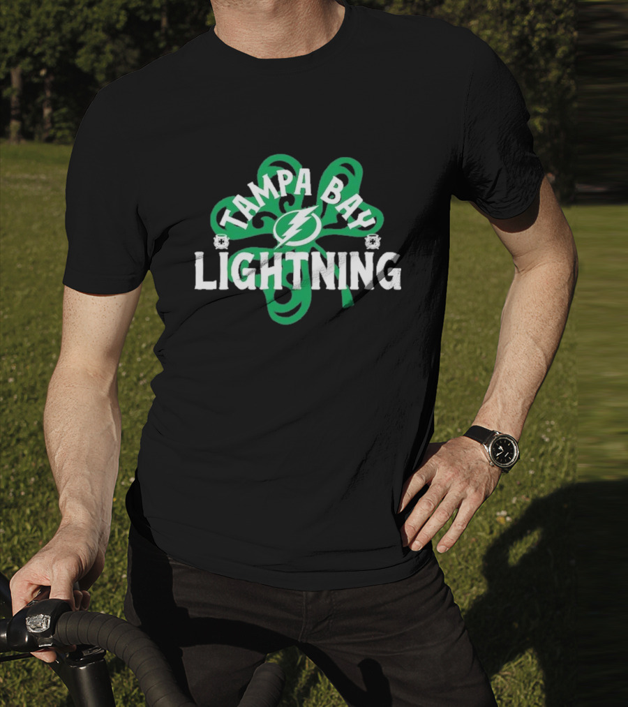 Tampa Bay Lightning St. Patrick’s Day Shamrock T-Shirt