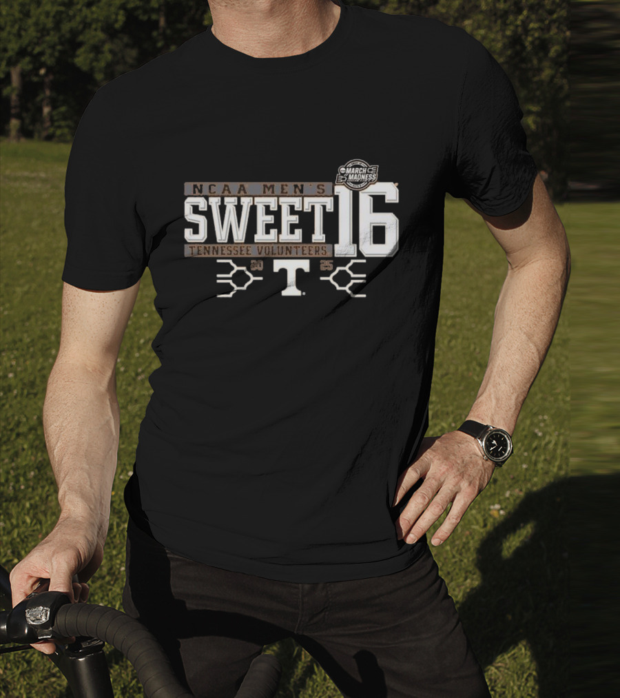 NCAA Men's Sweet Sixteen Tennessee Volunteers March Madness 2025 T-Shirt