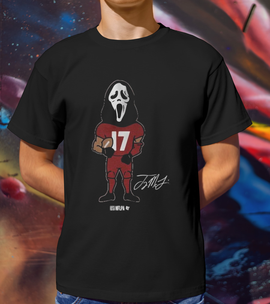 Terry McLaurin Scary Terry 17 Football Player Mask T-Shirt
