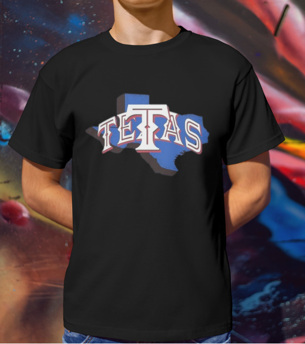 Texas Not Tetas Humor Texas Pride Map Design T-Shirt