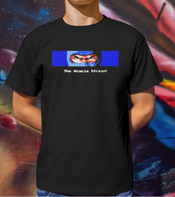 The Acacia Strain Ninja Eyes Blue Artwork T-Shirt