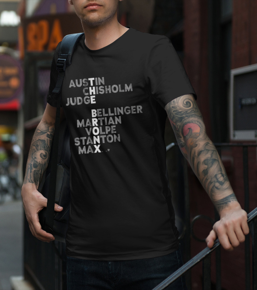Austin Chisholm Judge The Bronx Bellinger Martian Volpe Stanton Max 2025 T-Shirt