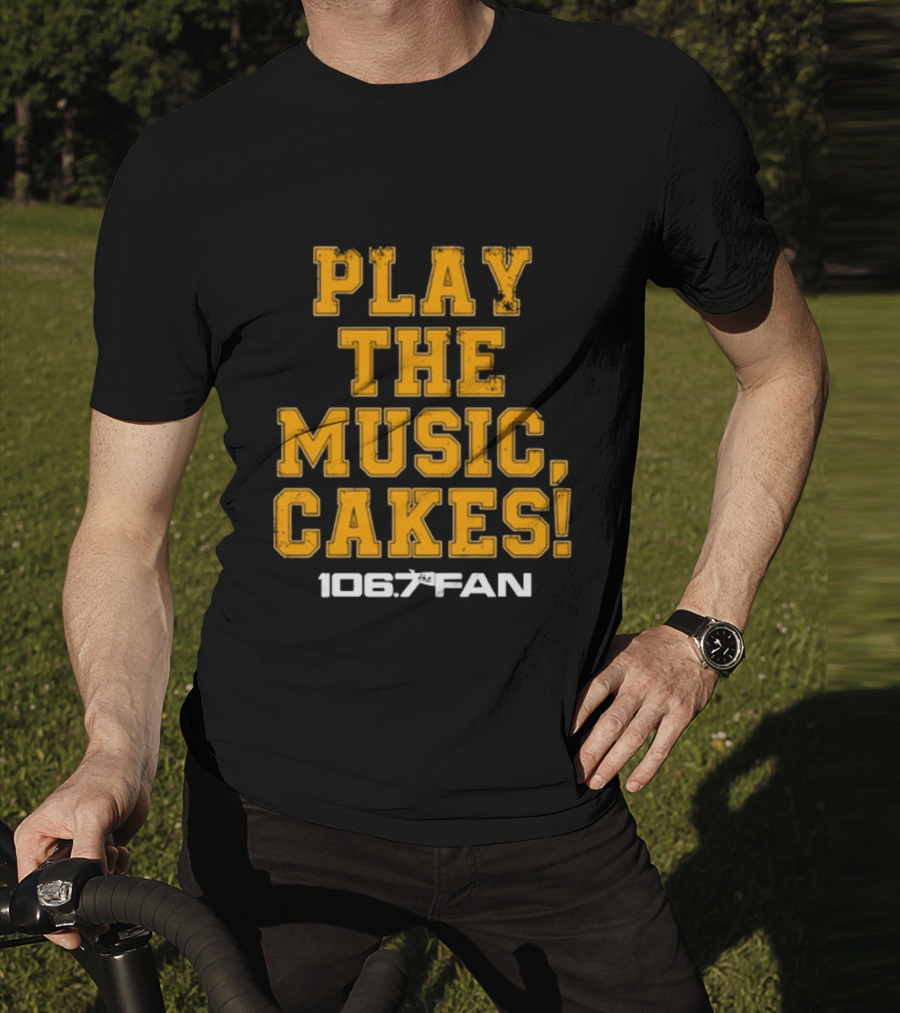 106.7 The Fan Play The Music Cakes The Junkies T-Shirt