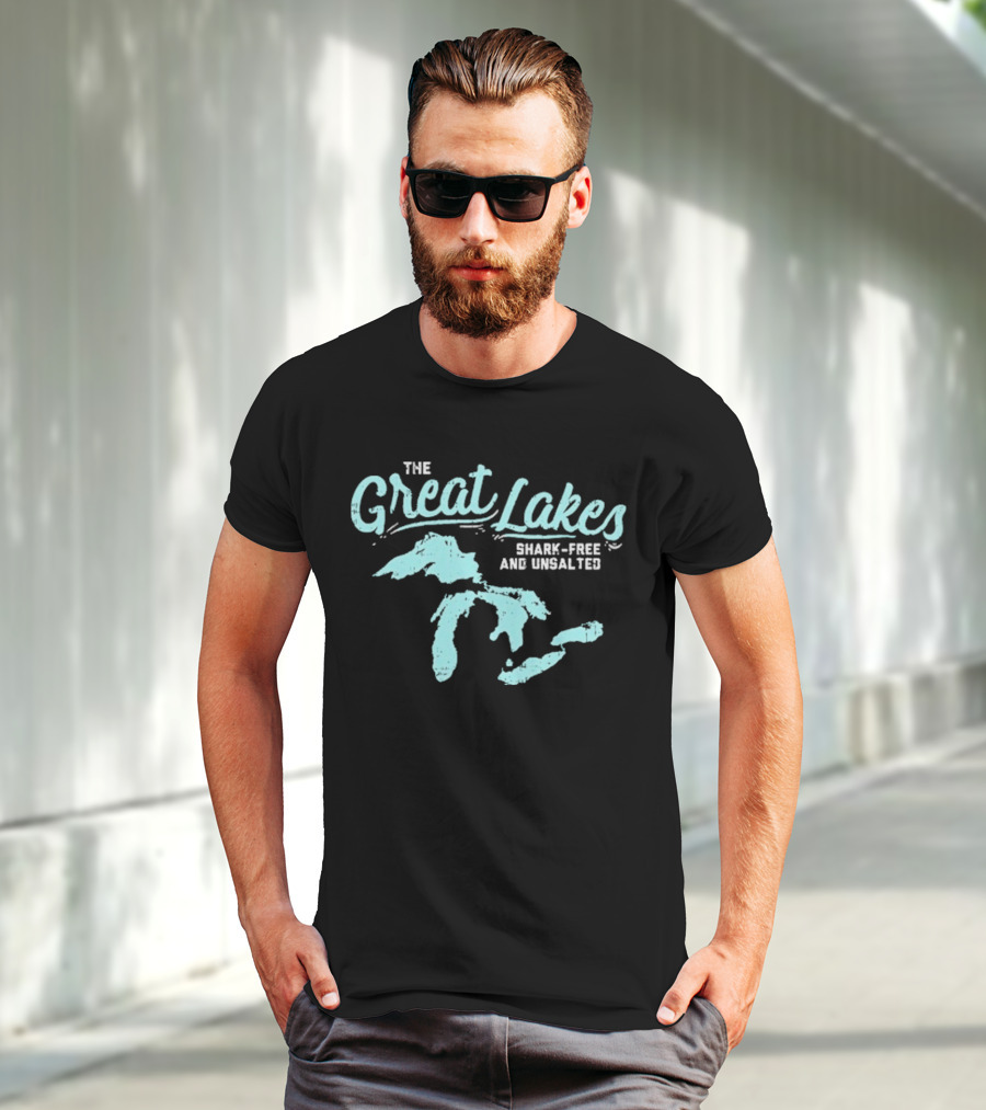 The Great Lakes Shark-Free Unsalted Summer Adventure T-Shirt