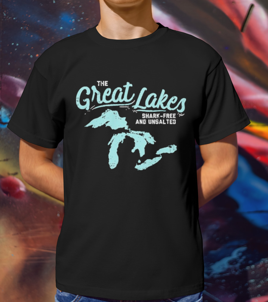 The Great Lakes Shark-Free Unsalted Summer Adventure T-Shirt