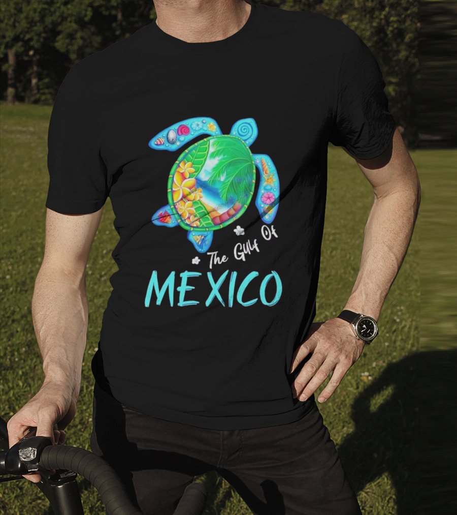 The Gulf Of Mexico Turtle Summer Beach Souvenir T-Shirt