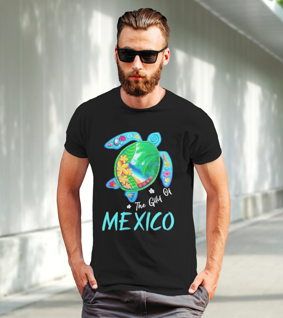The Gulf Of Mexico Turtle Summer Beach Souvenir T-Shirt