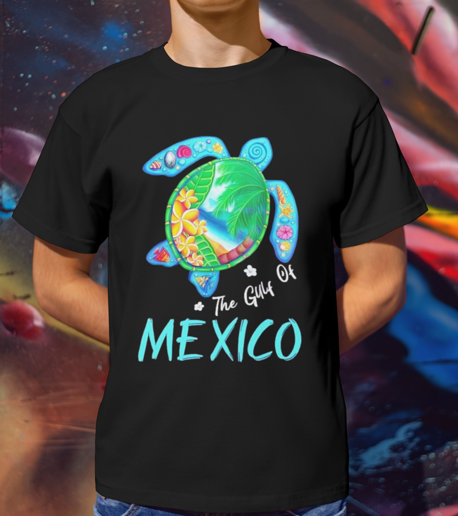 The Gulf Of Mexico Turtle Summer Beach Souvenir T-Shirt