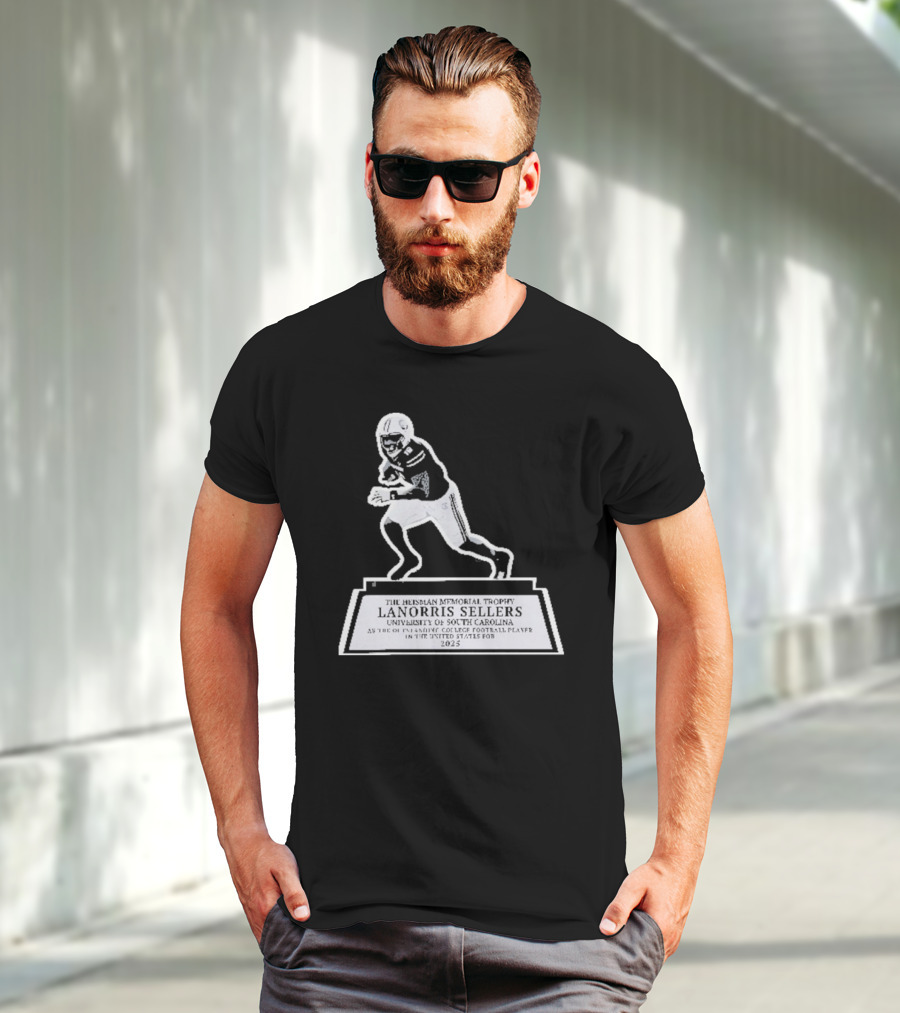 The Heisman Memorial Trophy Lanorris Sellers Football Statue T-Shirt