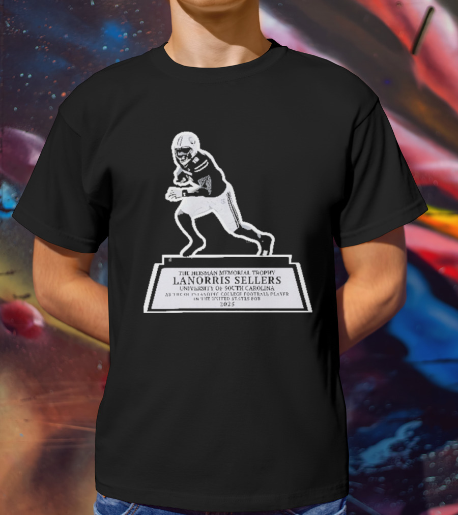 The Heisman Memorial Trophy Lanorris Sellers Football Statue T-Shirt