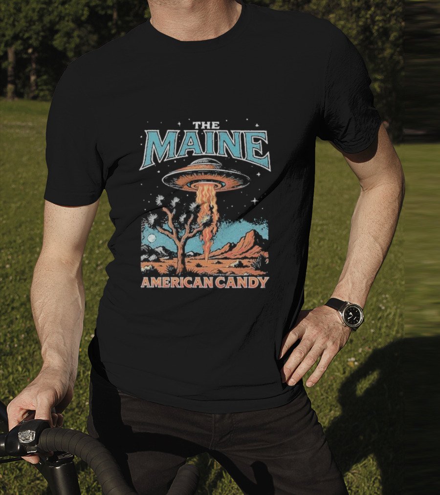 The Maine American Candy UFO Desert Scene T-Shirt