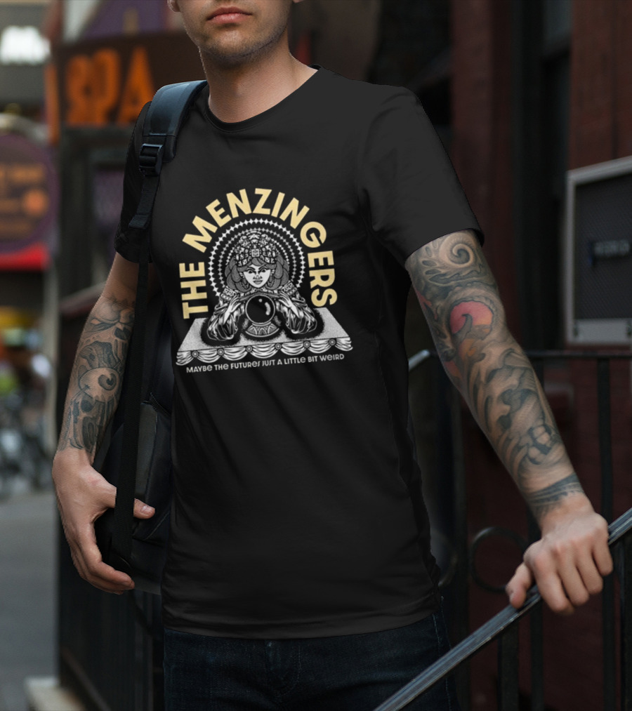 The Menzingers Maybe The Future's Just A Little Bit Weird Fortune Teller Crystal Ball T-Shirt