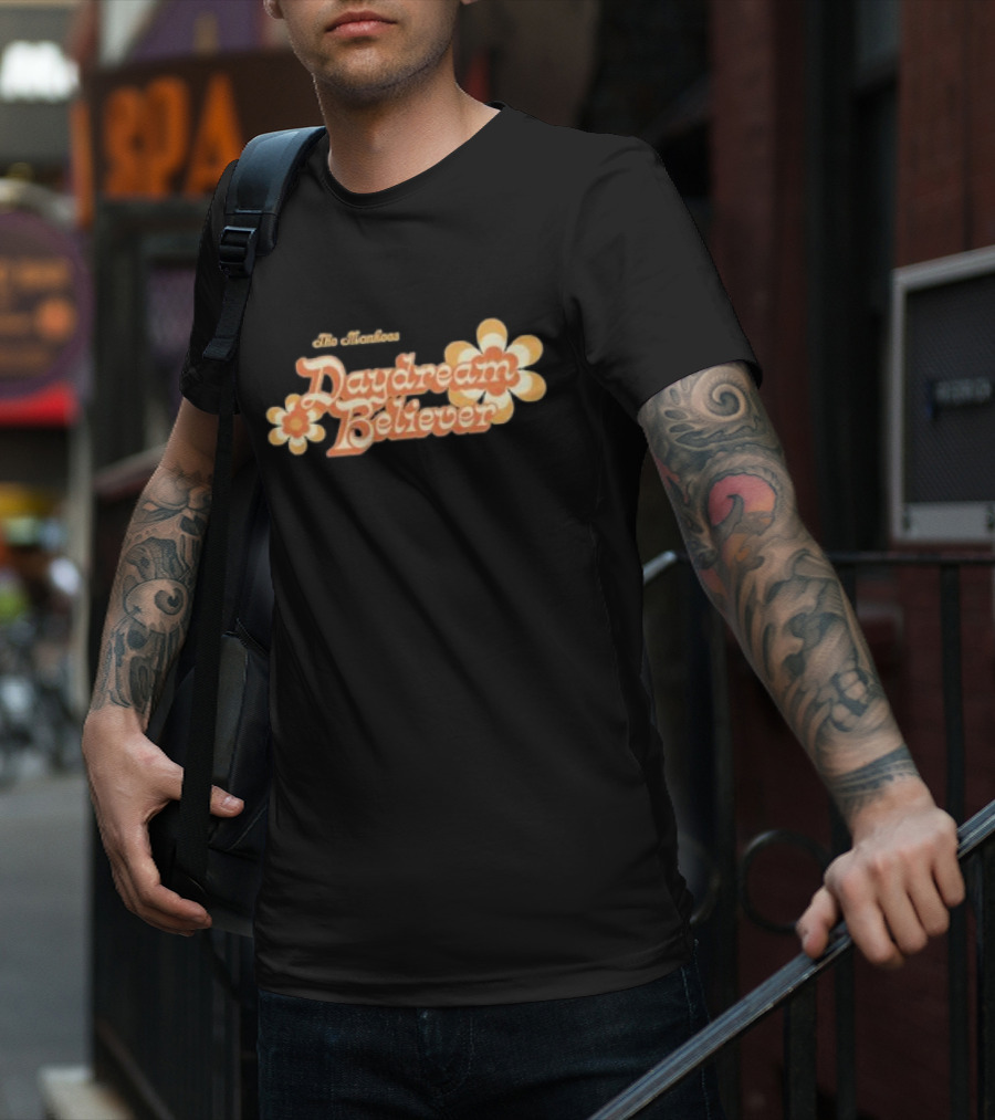 The Monkees Daydream Believer Retro Flower Theme T-Shirt