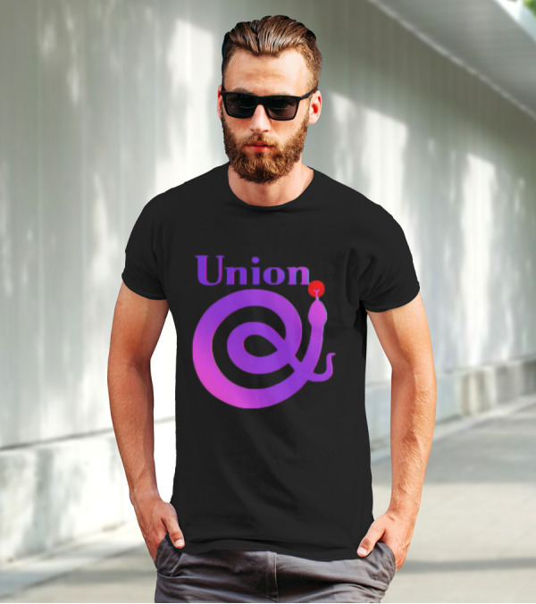 Union Snake Spiral With Red Tongue T-Shirt