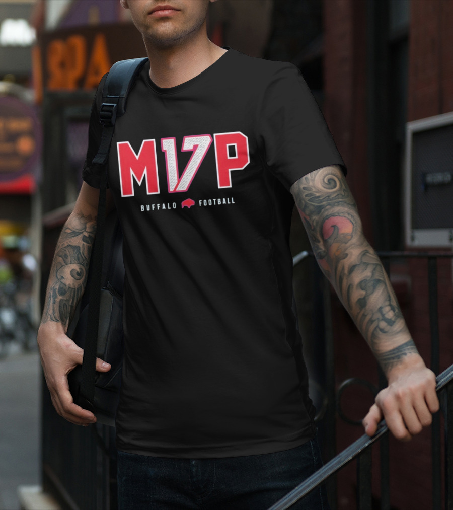 Buffalo Football M17P Josh Allen MVP T-Shirt