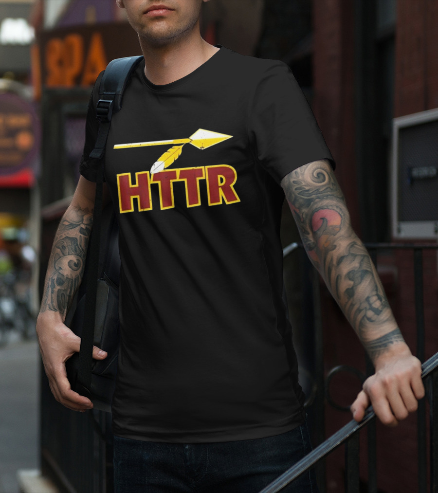 Washington Commanders HTTR Arrow Redskins 2025 T-Shirt